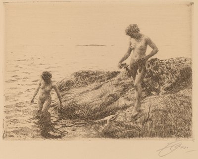Seaward Skerries av Anders Leonard Zorn