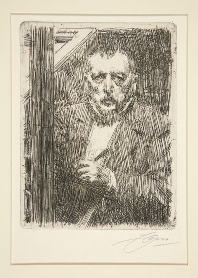 Selvportrett av Anders Leonard Zorn