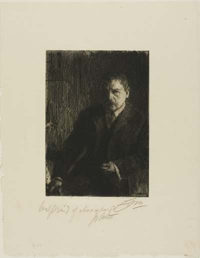 Selvportrett 1904 I av Anders Leonard Zorn