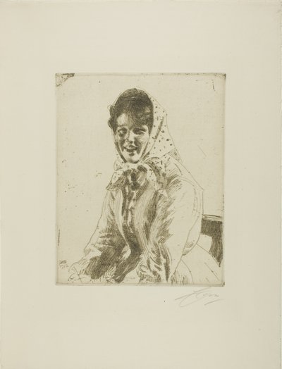 En Skeri-jente av Anders Leonard Zorn