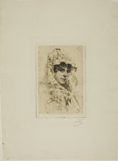 Spansk kvinne av Anders Leonard Zorn