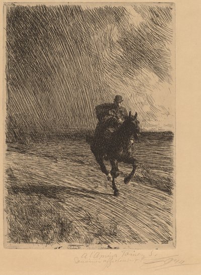 Storm av Anders Leonard Zorn