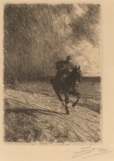 Storm av Anders Leonard Zorn