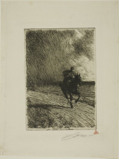 Storm av Anders Leonard Zorn