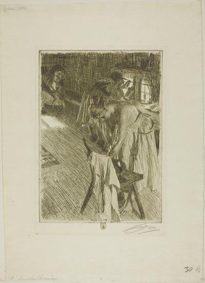 Søndag morgen av Anders Leonard Zorn