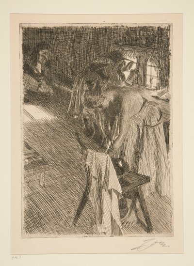 Søndag morgen av Anders Leonard Zorn