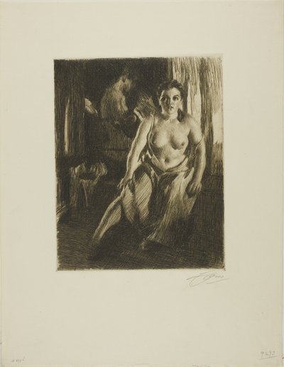 Sengekrakken av Anders Leonard Zorn