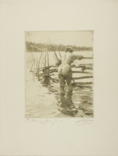 Gjerdet av Anders Leonard Zorn