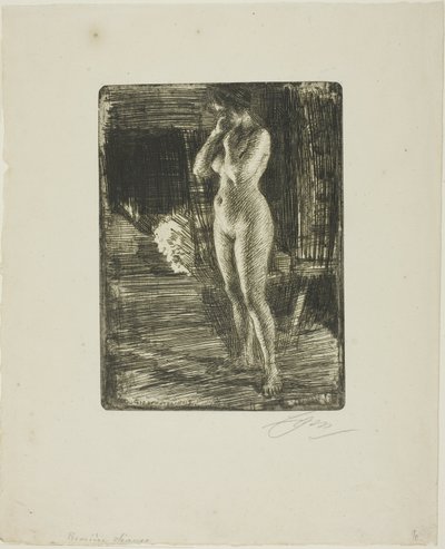 Den første stillingen av Anders Leonard Zorn