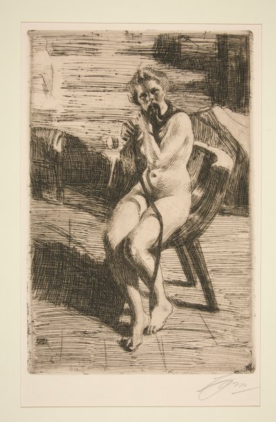Hårbåndet, 1912 av Anders Leonard Zorn