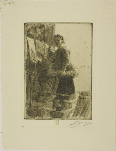 Lagerhuset av Anders Leonard Zorn