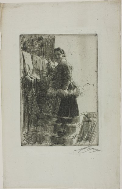 Lagerhuset av Anders Leonard Zorn