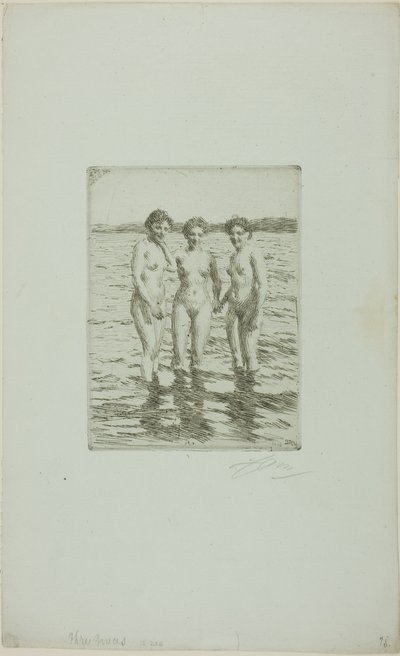 De tre nåder av Anders Leonard Zorn