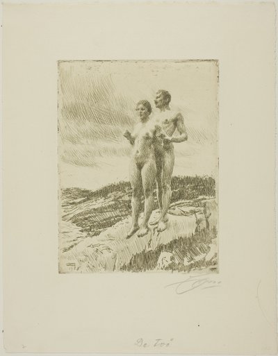 De to av Anders Leonard Zorn