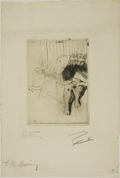 Sliten modell av Anders Leonard Zorn