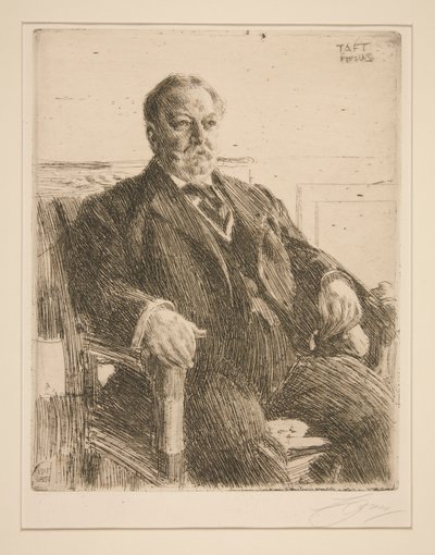 William Howard Taft av Anders Leonard Zorn