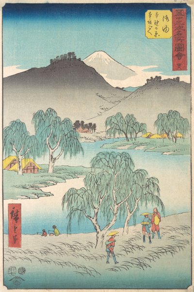Goyu, 1855. , 1855. av Ando Hiroshige