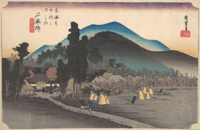 Ishiyakushi, Ishiyakushi-tid, ikke sant? 1834. , mygg. 1834. av Ando Hiroshige