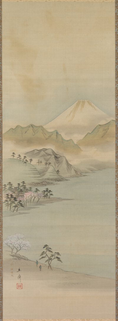 Lake Suwa, 1800-tallet. av Ando Hiroshige