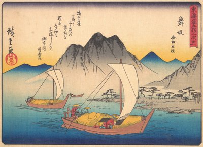 Maisaka, fra serien The Fifty-three Stations of the Tokaido Road, tidlig på 1900-tallet. av Ando Hiroshige