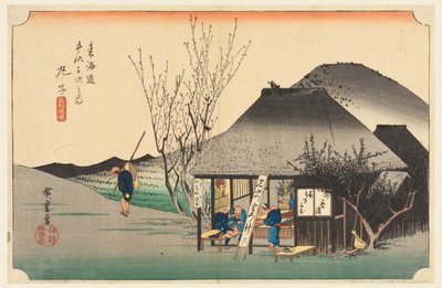 Mariko Thea Hose, medlem av fifty-Three S tachi-lyder av te urbane lavere d av Ando Hiroshige