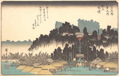 Vesperklokker ved Ikegami, 1800-tallet. av Ando Hiroshige