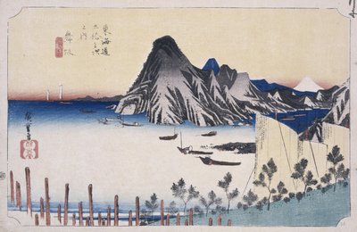 En utsikt over Imagiri av Ando or Utagawa Hiroshige