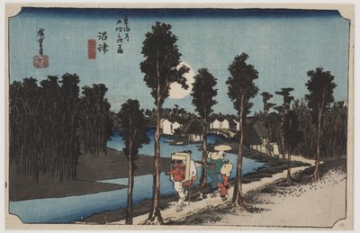 Skumring av Ando or Utagawa Hiroshige