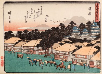 Hamamatsu av Ando or Utagawa Hiroshige