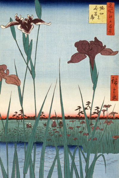 Horikiri s is r Den av Hiroshige Utagawa av Ando or Utagawa Hiroshige