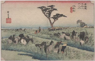 Hestemesse på forsommeren av Ando or Utagawa Hiroshige