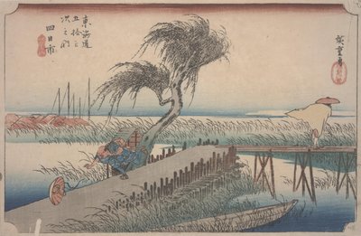 Mie River av Ando or Utagawa Hiroshige