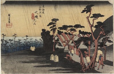 Prinsesse Toras regn, O_iso, ca. 1833 av Ando or Utagawa Hiroshige