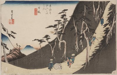 Sayo no Nakayama av Ando or Utagawa Hiroshige