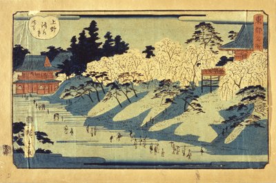 Utsikt over Yedo av Ando or Utagawa Hiroshige