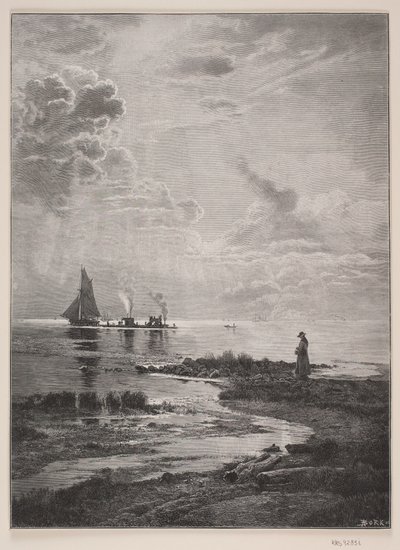 Utsikt fra strandpromenaden av André Bork