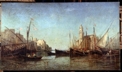 Utsikt over Martigues av André Maglione