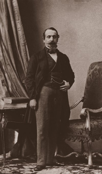 Keiser Napoléon III, ca. 1860 av Andre Adolphe Eugene Disderi
