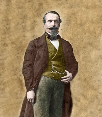 Portrett av Napoleon III (Louis Napoleon Bonaparte av Andre Adolphe Eugene Disderi