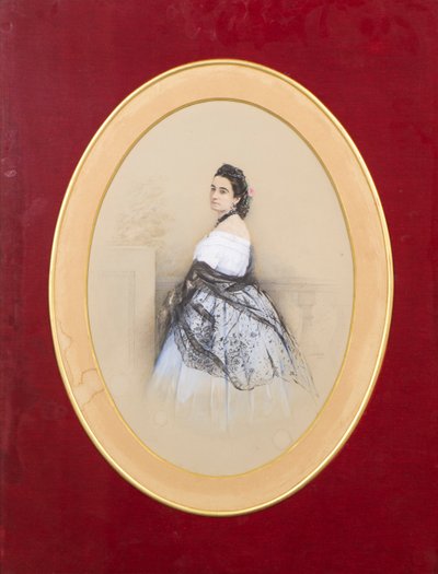Den ærede fru Hamilton Duncan (d. 1912) av Andre Adolphe Eugene Disderi