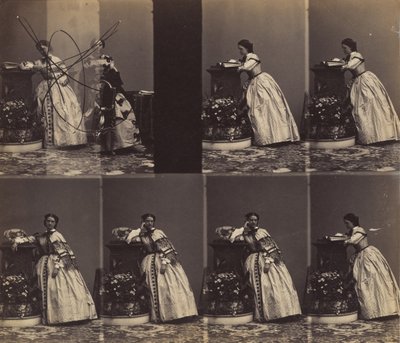 V Queniaus, mai-juni 1860. av Andre Adolphe Eugene Disderi