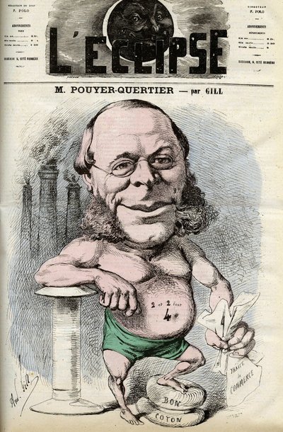 Auguste Pouyer-Quertier (Pouyer Quertier) (1820 - 1891).Omslag av "" L