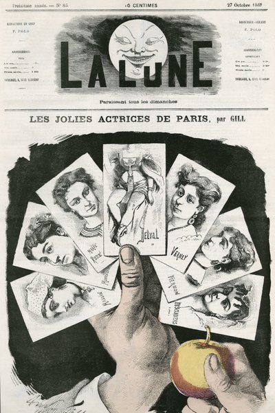 Tegneserie av Gill, i «La Lune», 27. oktober av Andre Gill