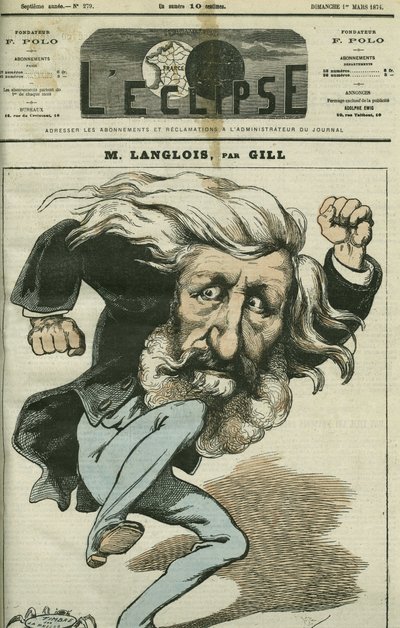 Tegneserie av Jean-Charles Langlois (Jean Charles Langlois av Andre Gill