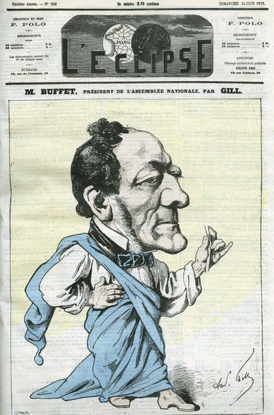 Tegneserie av Louis-Joseph Buffet (Louis Joseph Buffet av Andre Gill