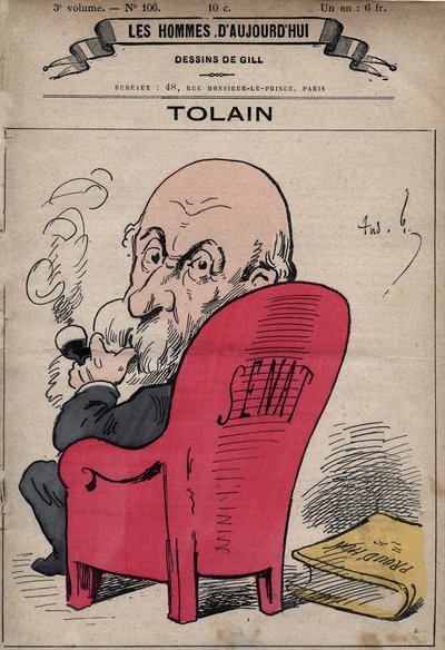 Tegneserie av Henri Louis Tolain (1828-1897) fransk politiker, fra 
