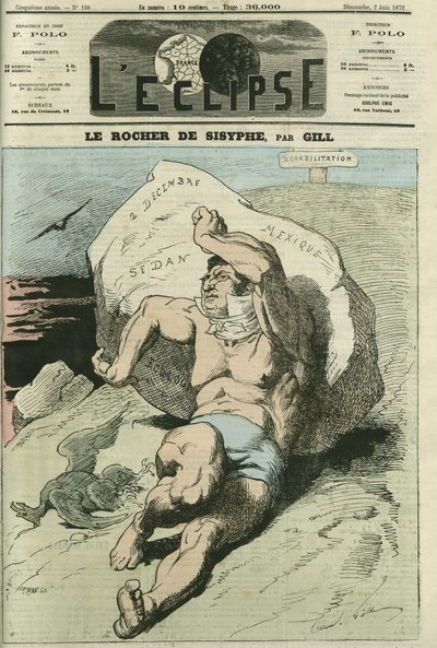 Eugene Rouher (1814-1884), fransk politiker. Omslag i "" L