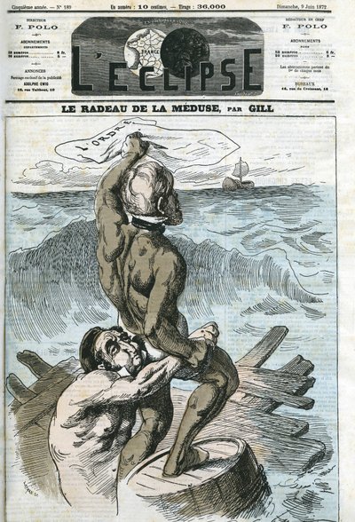 Eugene Rouher (1814-1884), og Clement Duvernois (1836-1879), franske politikere. Omslag i "" L