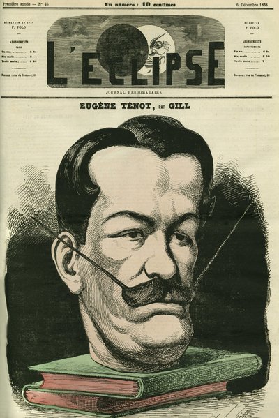 Eugene Tenot, en fransk politisk mann og forfatter. Omslag i "" L