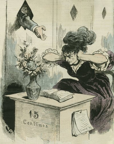Økning av skatten på papir for å gjøre opp gjelden fra krigen i 1870. i "" L